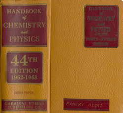 iCRC - Handbook of chemistery and physics - 44th cover