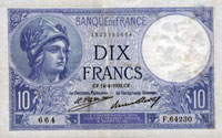 billet de 10 francs de 1932"