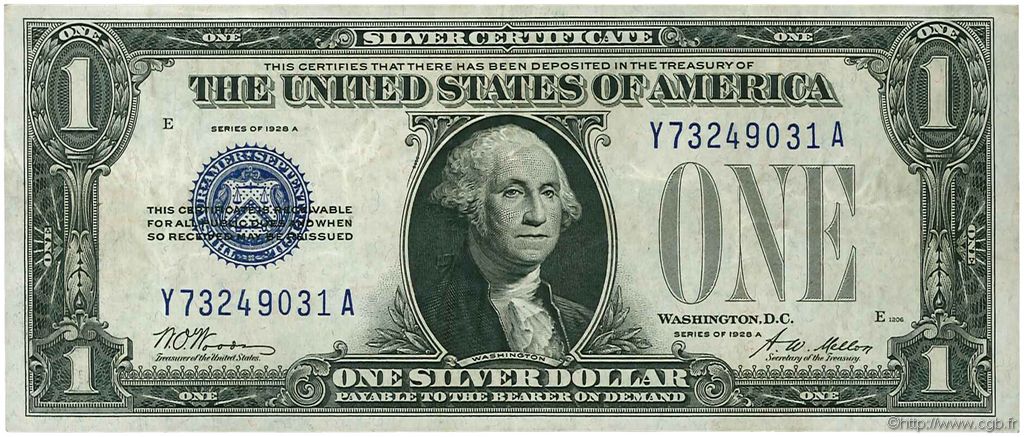billet de 1 dollar - 1928/1934