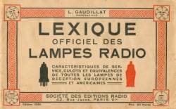 Lexique officiel des lampes radio